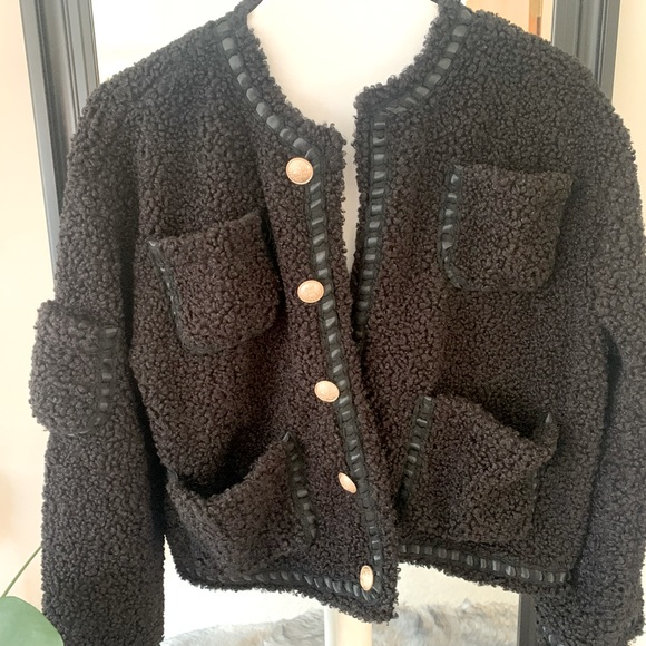 Black Teddy Jacket - Picture 3 of 4